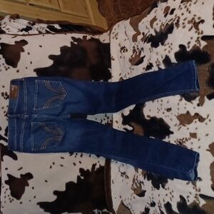 HOLLISTER JEANS, SIZE 23X28, MID-RISE, SUPER SKINNY, STRETCH.